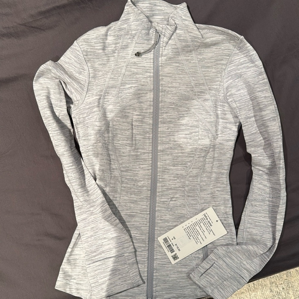 lululemon athletica Gray Zip-Up Hoodie